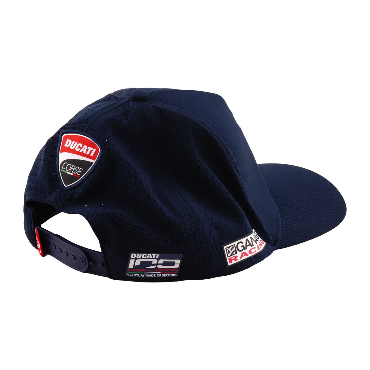 Curved Snapback Hat Troy Lee Designs X Red Bull X Ducati Navy