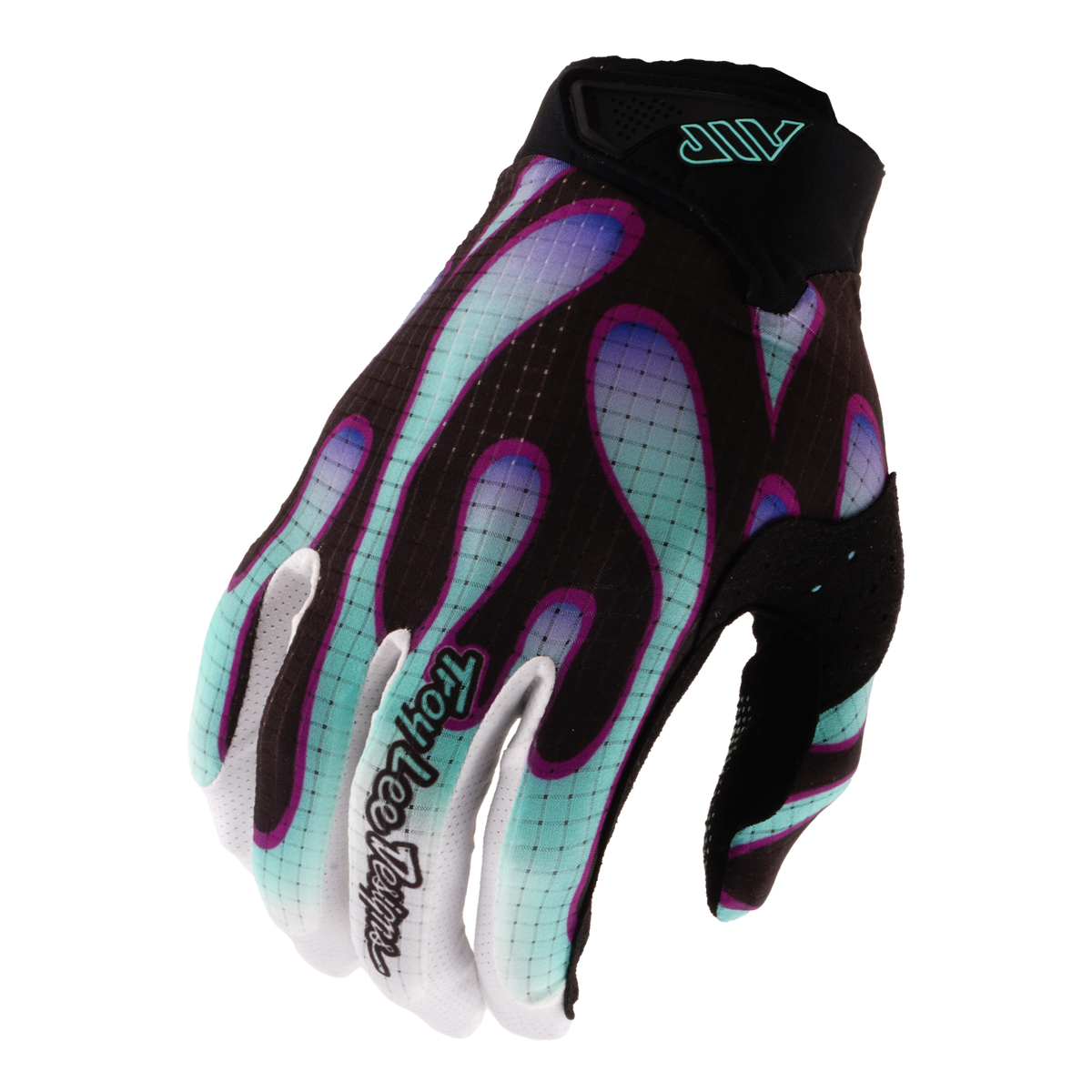 Air Glove Overspray Black / Real Teal