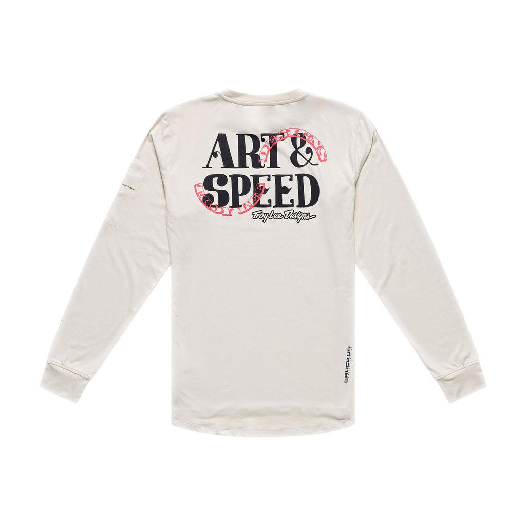 Ruckus Ride LS Tee Art and Speed Pumice