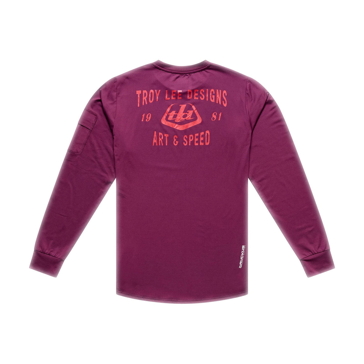 Ruckus Ride LS Tee Lockdown Sangria
