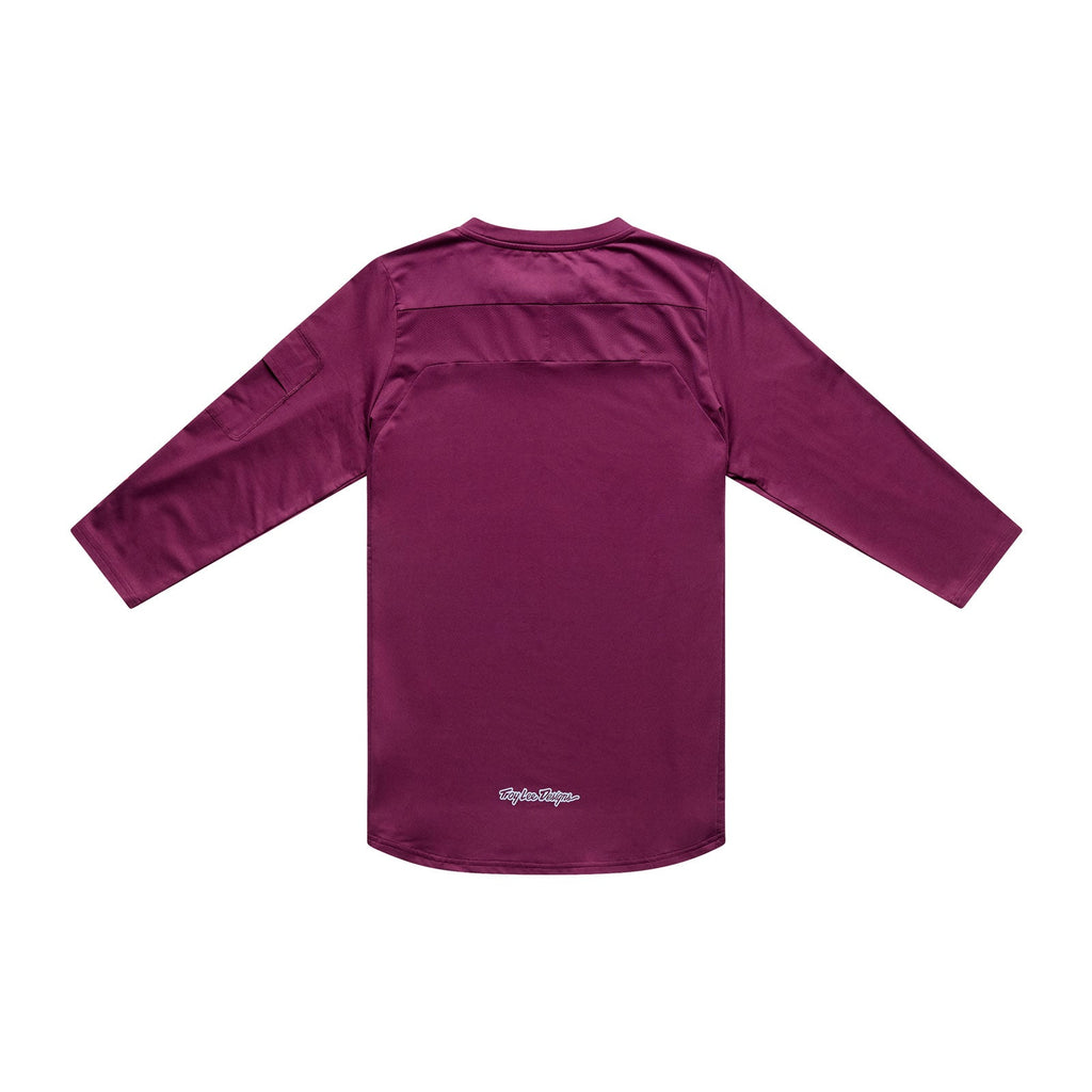 Ruckus Ride 3/4 Tee Mono Sangria