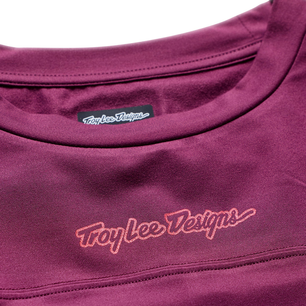 Ruckus Ride 3/4 Tee Mono Sangria