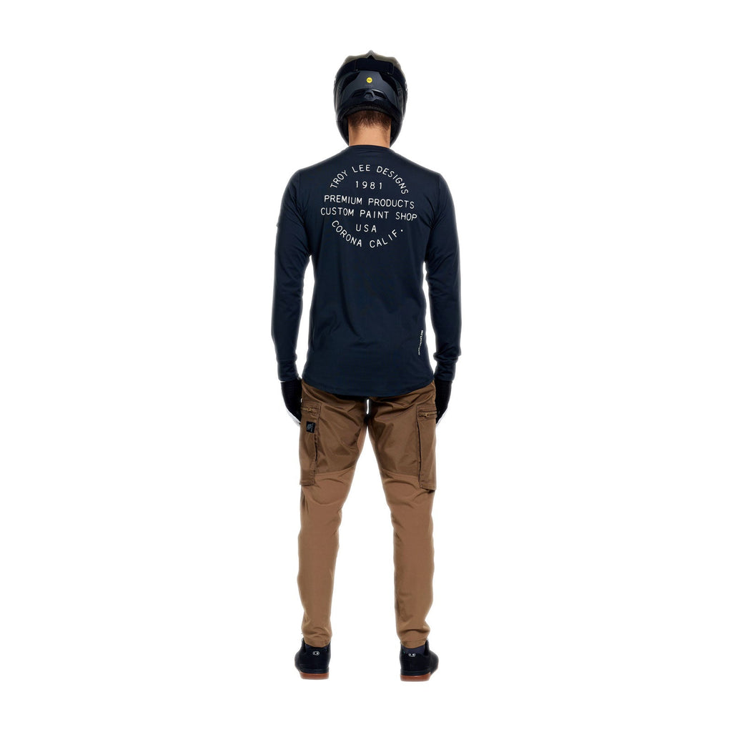 Ruckus Ride LS Tee Pressed Carbon