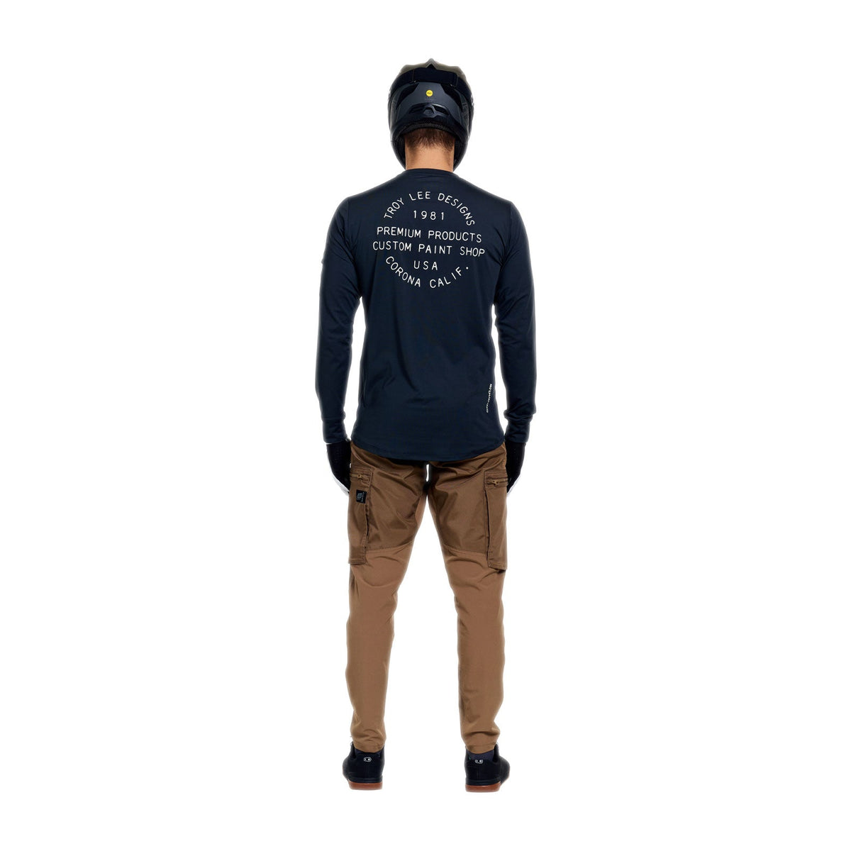 Ruckus Ride LS Tee Pressed Carbon