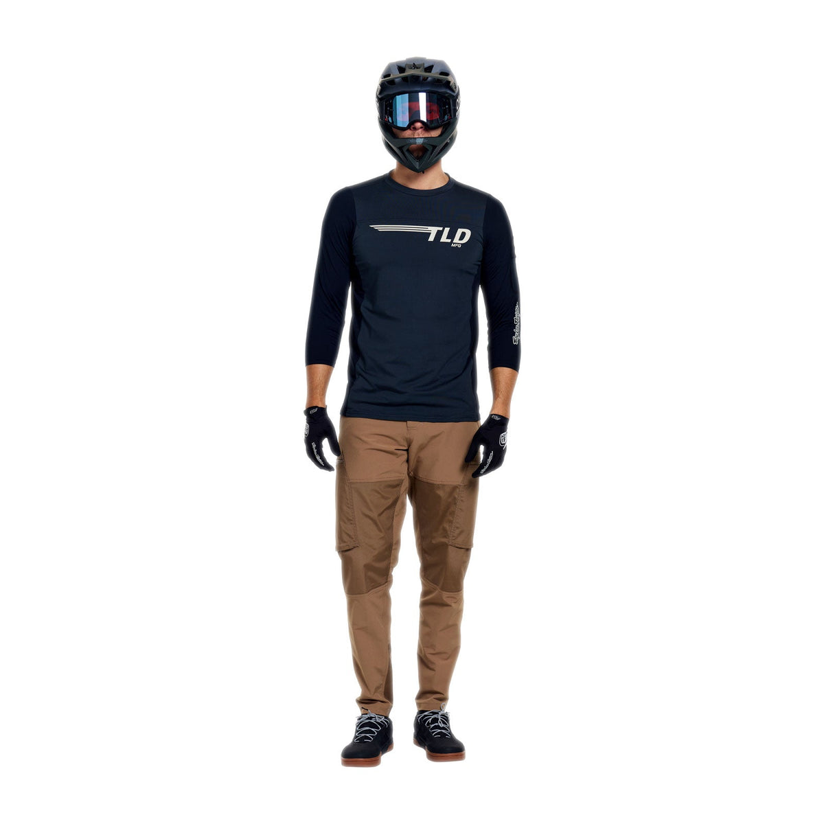 Ruckus Ride 3/4 Tee Wings Carbon