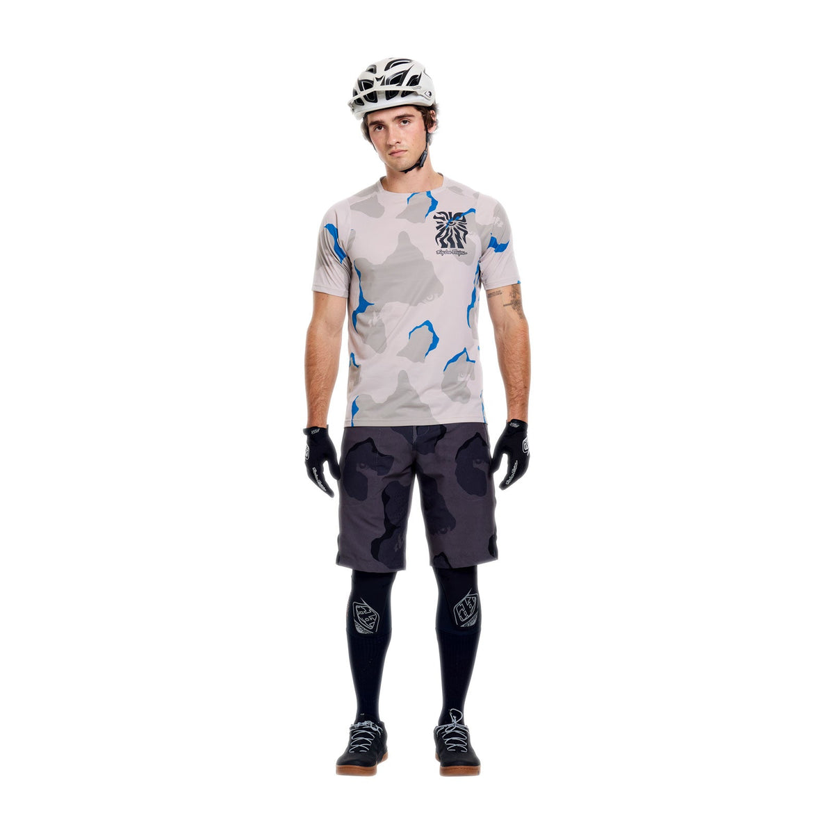 Skyline Pro SS Jersey Flow Camo Pumice