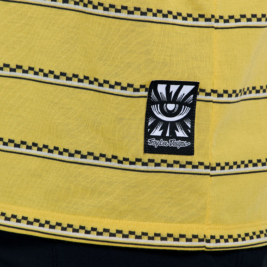 Skyline Ride SS Tee Checked Out Butter