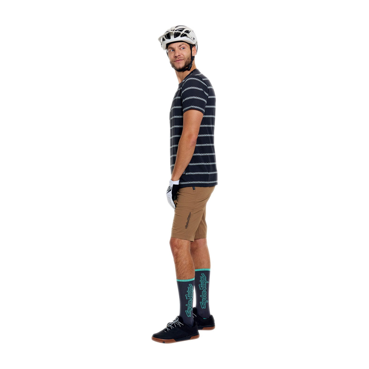 Skyline Ride SS Tee Checked Out Carbon