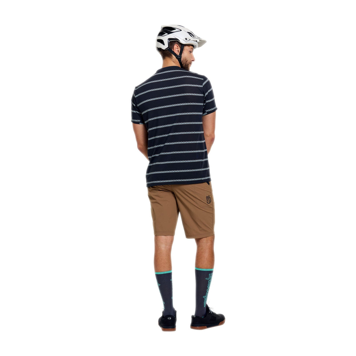 Skyline Ride SS Tee Checked Out Carbon