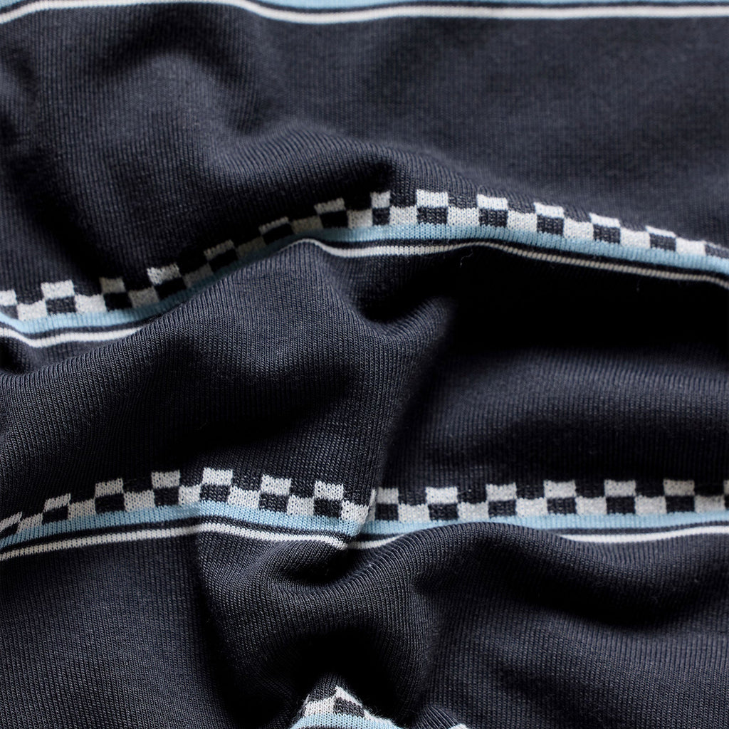 Skyline Ride SS Tee Checked Out Carbon
