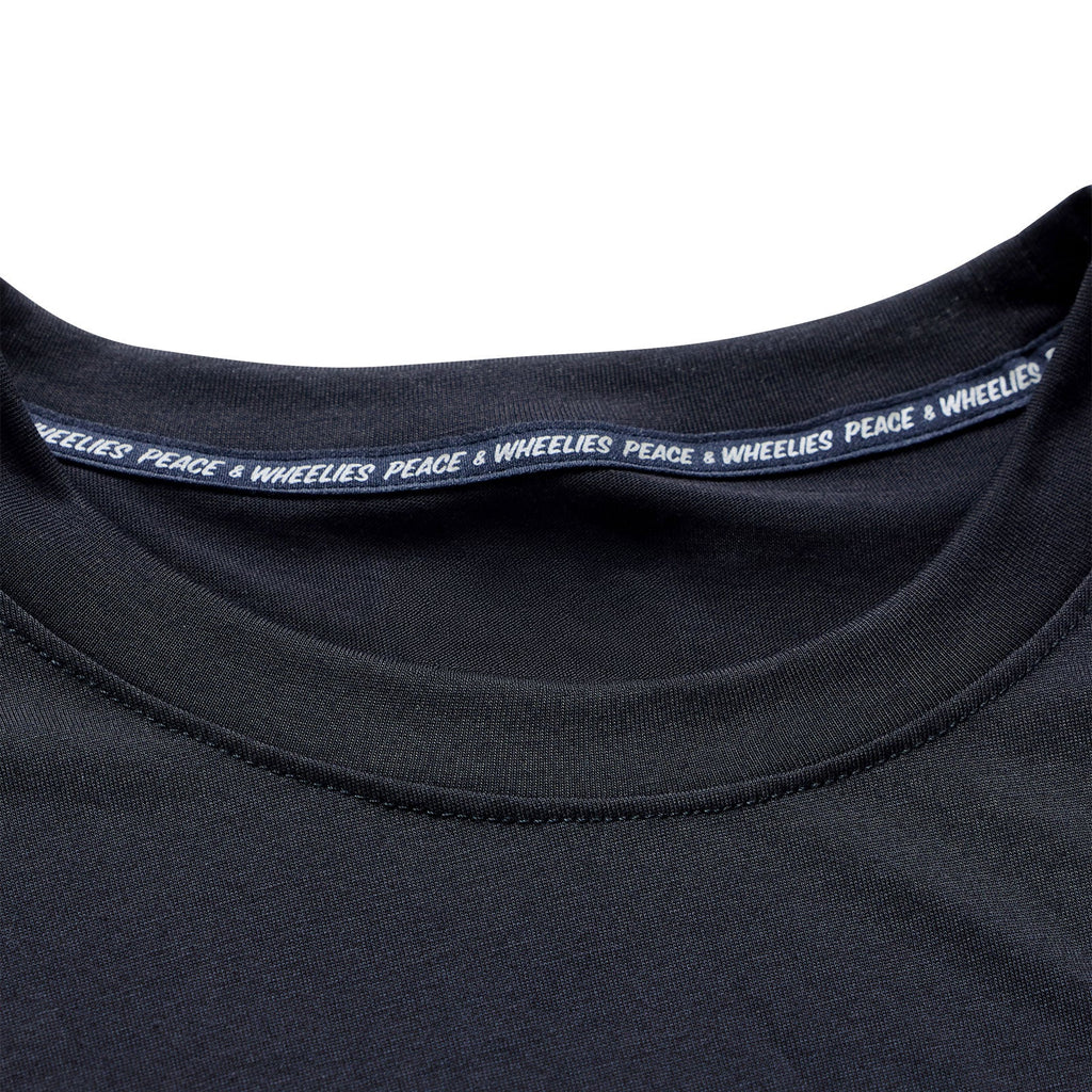 Skyline Ride LS Tee Signature Black / Real Teal