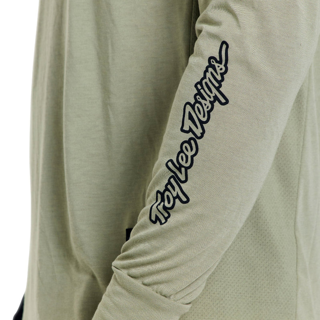 Skyline Ride LS Tee Stamps Sage