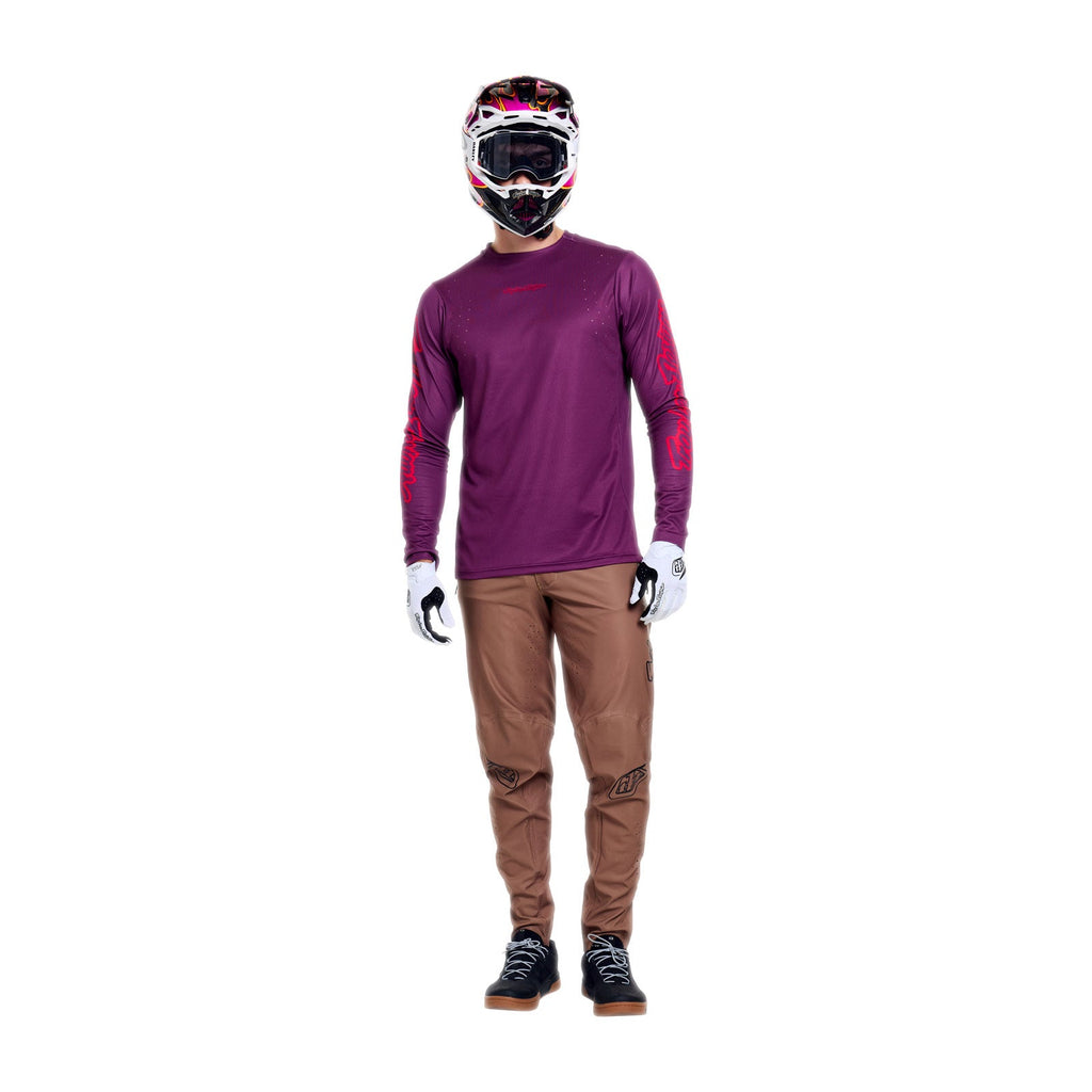 Sprint Pro LS Jersey Mono Sangria