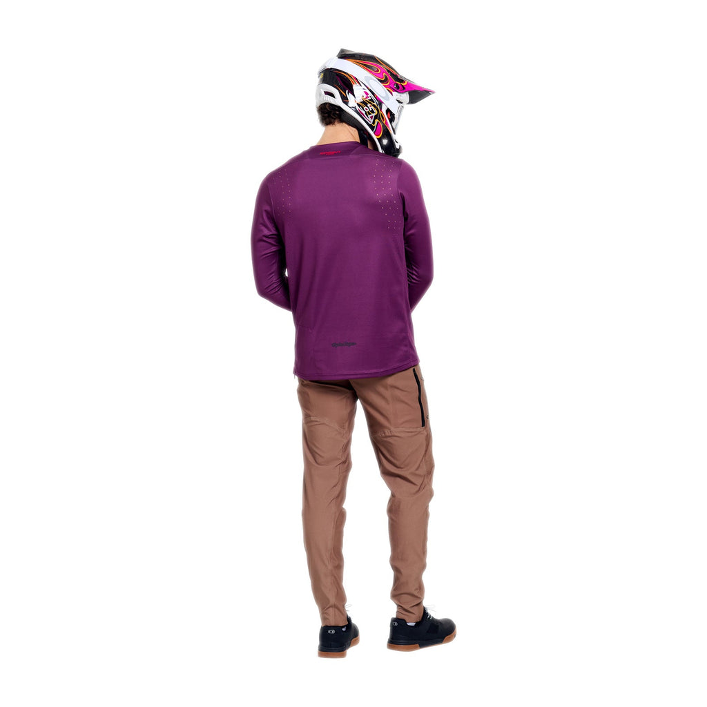 Sprint Pro LS Jersey Mono Sangria