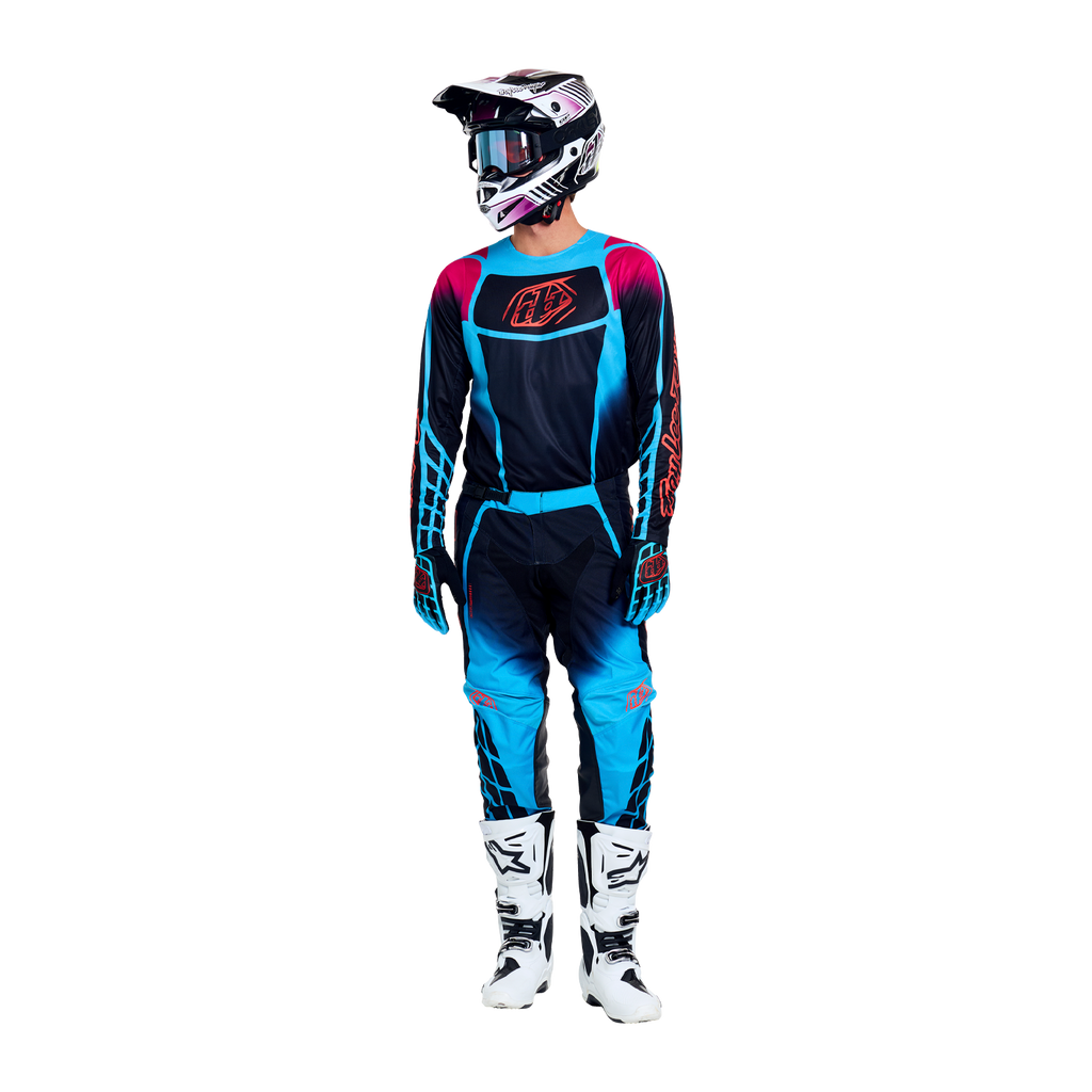 GP Pro LS Jersey Framework Black / Cyan