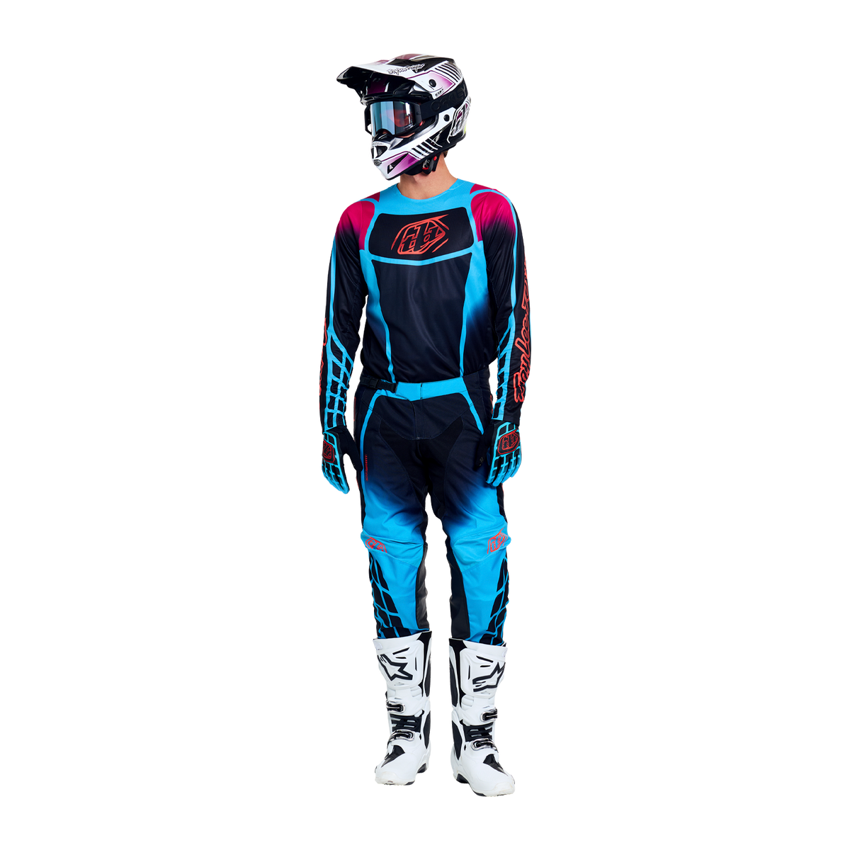 GP Pro LS Jersey Framework Black / Cyan