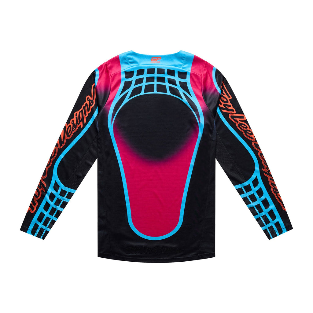 GP Pro LS Jersey Framework Black / Cyan