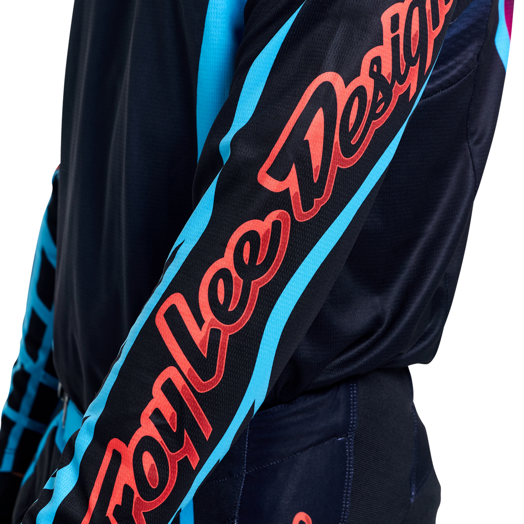 GP Pro LS Jersey Framework Black / Cyan