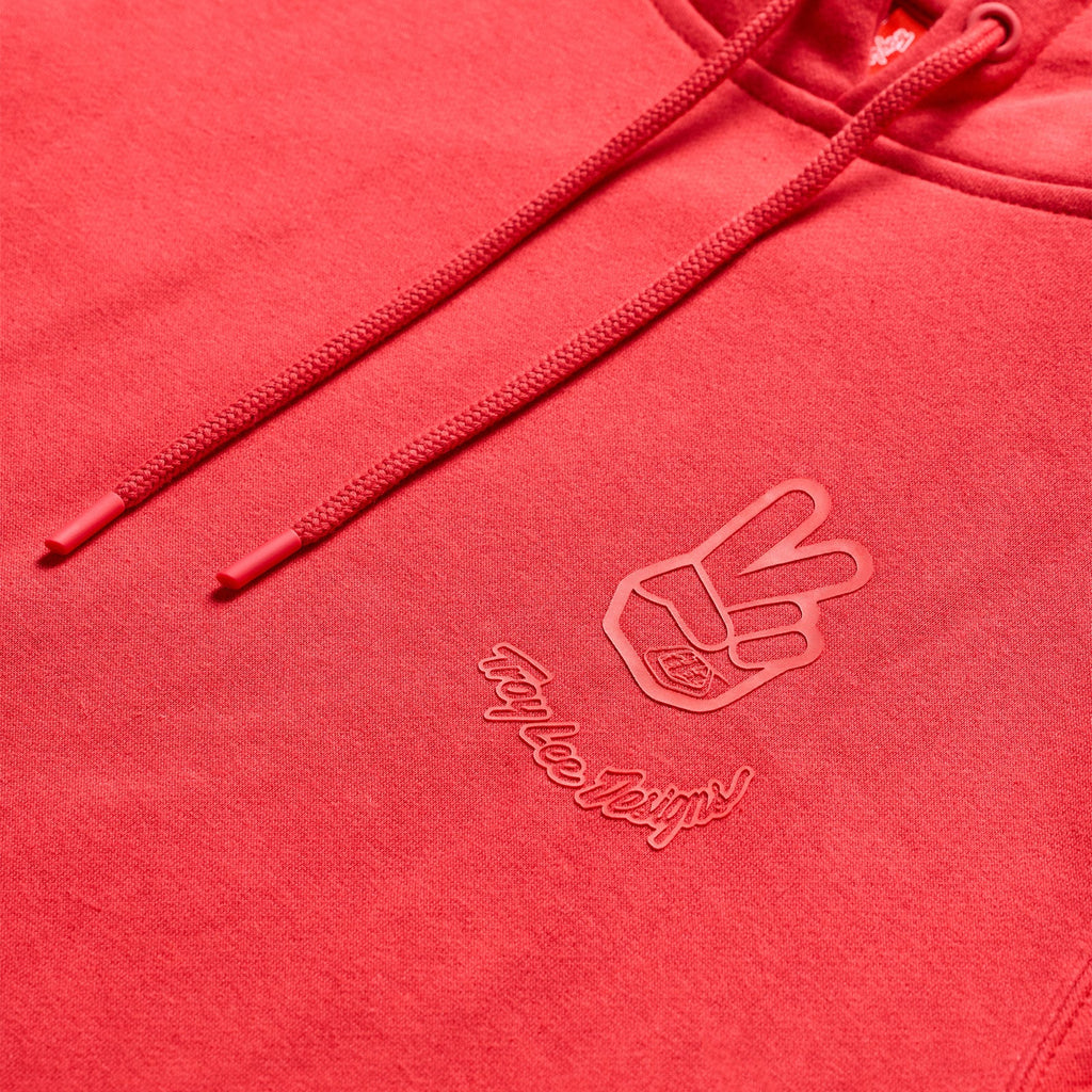 Pullover Hoodie Peace Out Scarlet