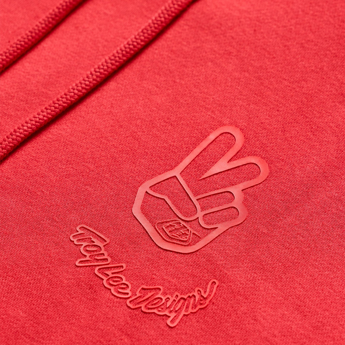 Pullover Hoodie Peace Out Scarlet