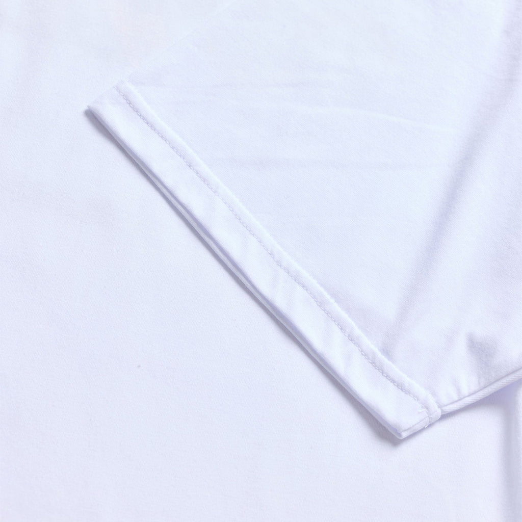 Short Sleeve Tee Pink Slips White