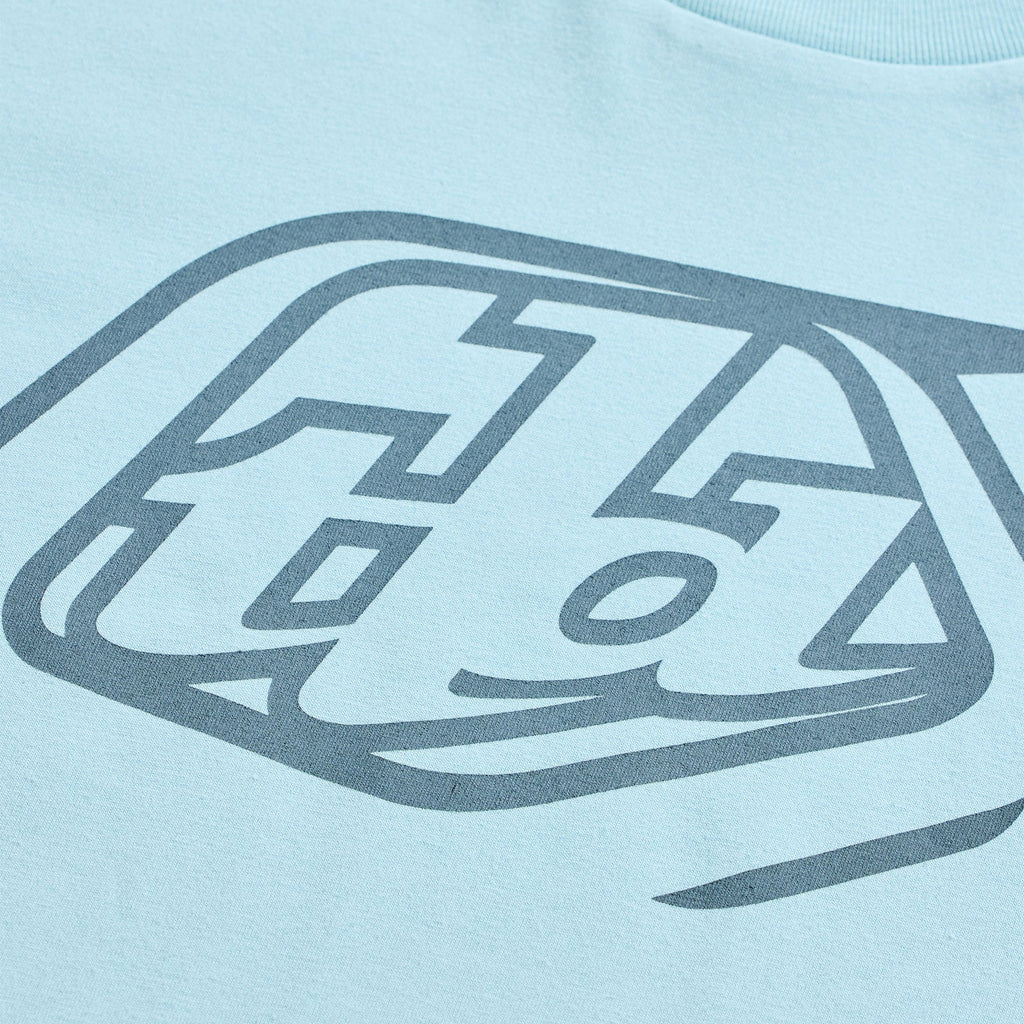 Short Sleeve Tee Badge Dawn Blue