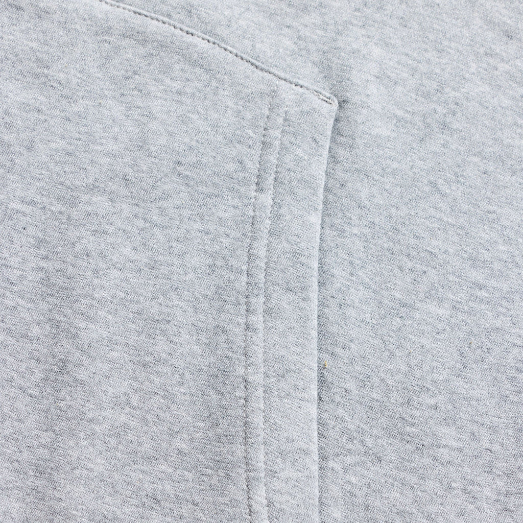 Zip up Hoodie Signature Gray Heather / Red