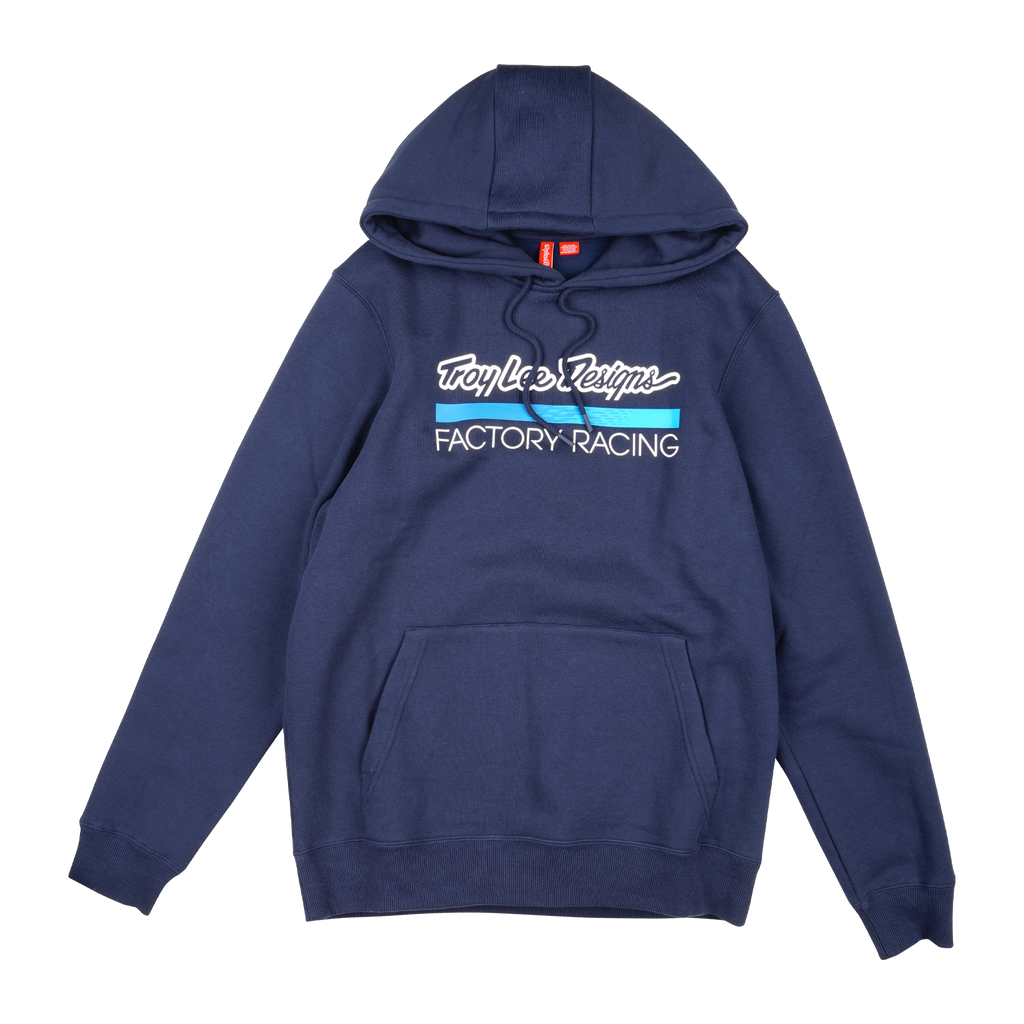 Pullover Hoodie Troy Lee Designs Factory Racing Navy / Blue