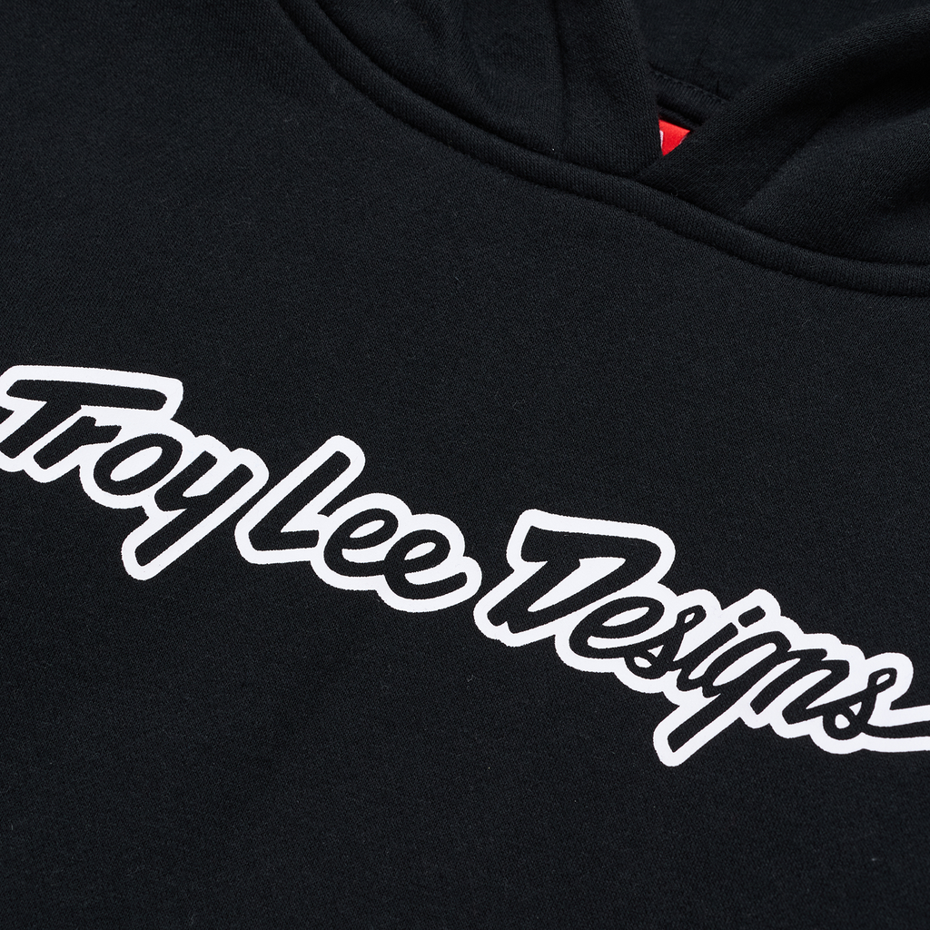 Womens Pullover Hoodie Signature Black