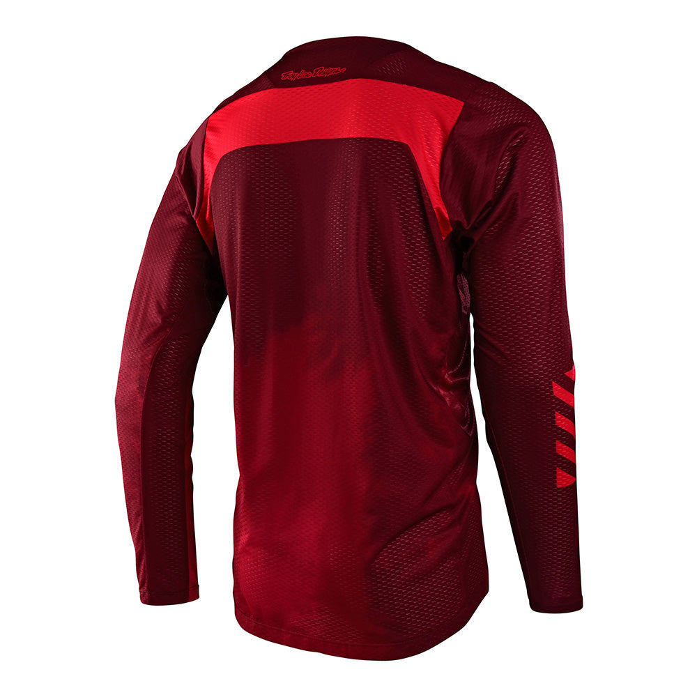 Skyline Air LS Jersey Fades Wine