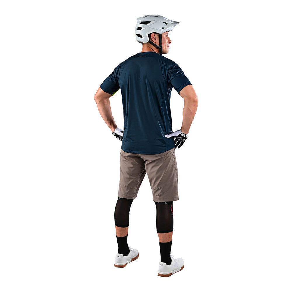 Skyline SS Jersey Jet Fuel Slate Blue