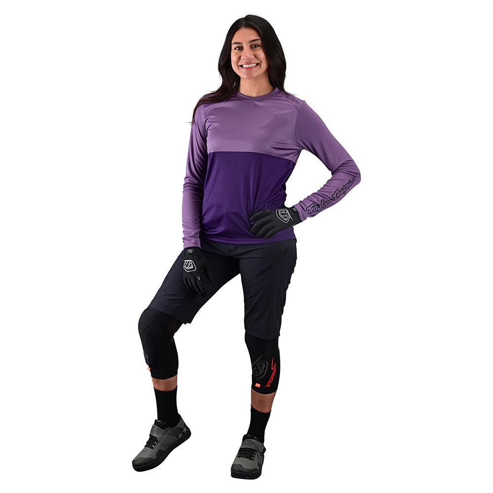 Womens Lilium LS Jersey Block Orchid / Purple