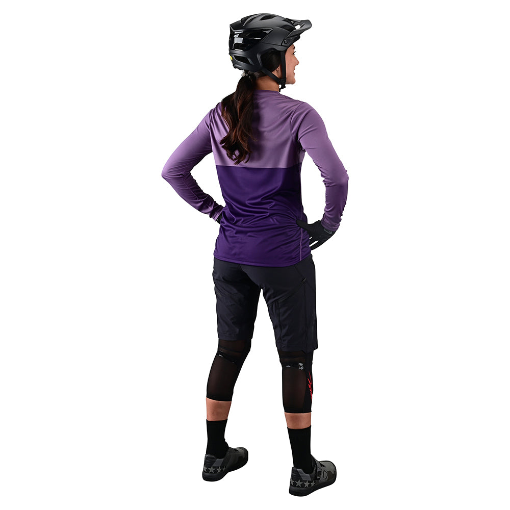 Womens Lilium LS Jersey Block Orchid / Purple