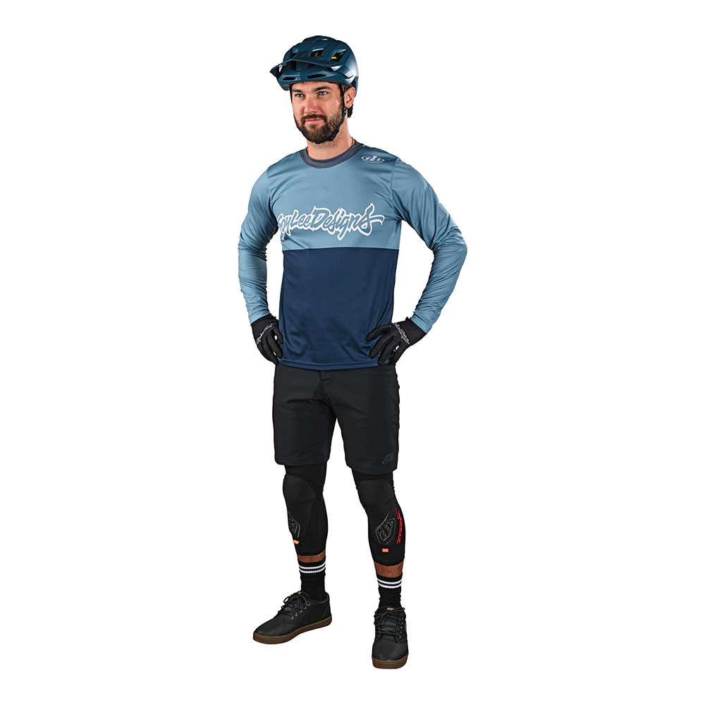 Flowline LS Jersey Scripter Windward
