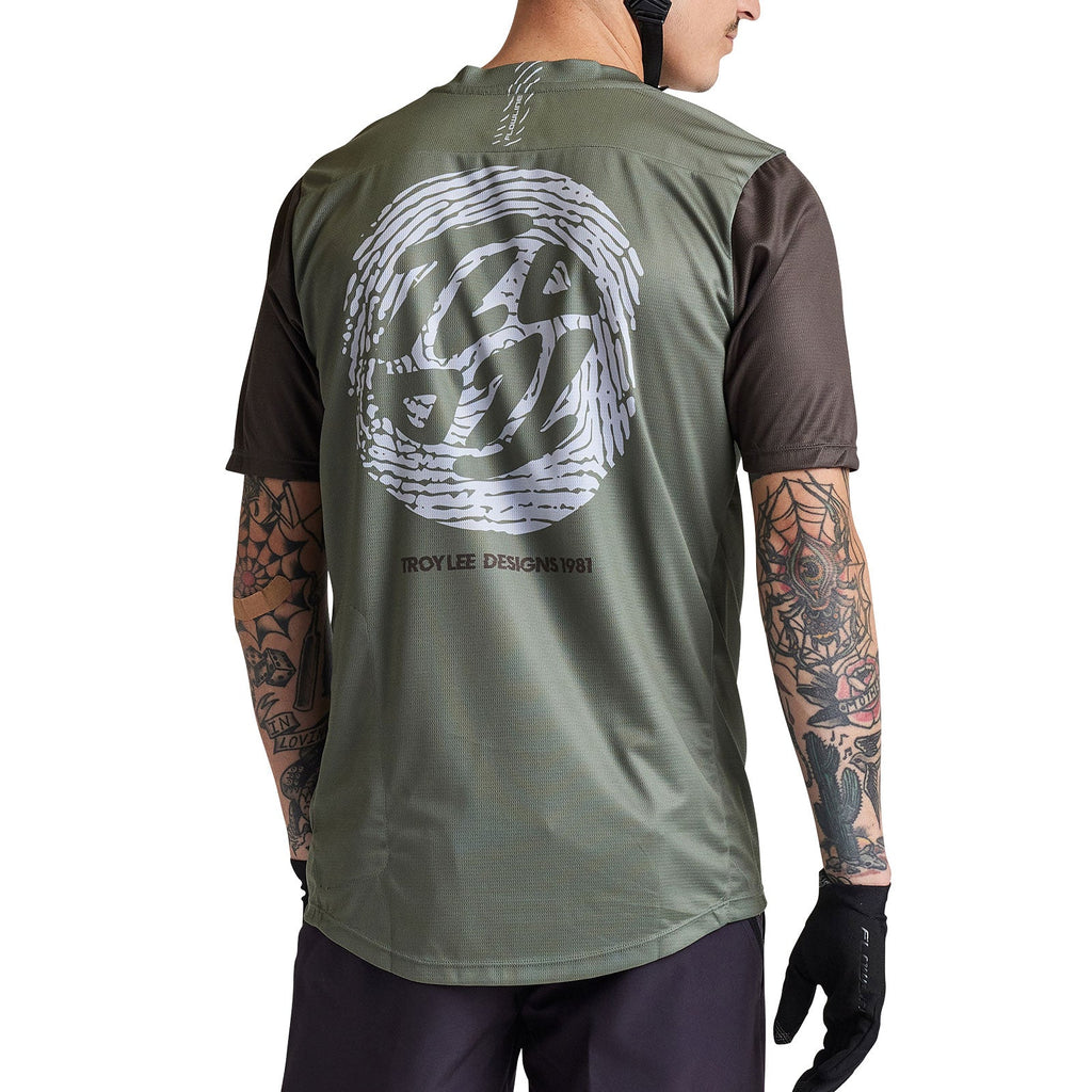Flowline SS Jersey Flipped Olive