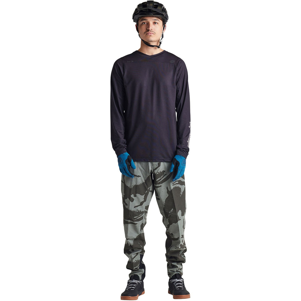 Skyline LS Jersey Mono Black
