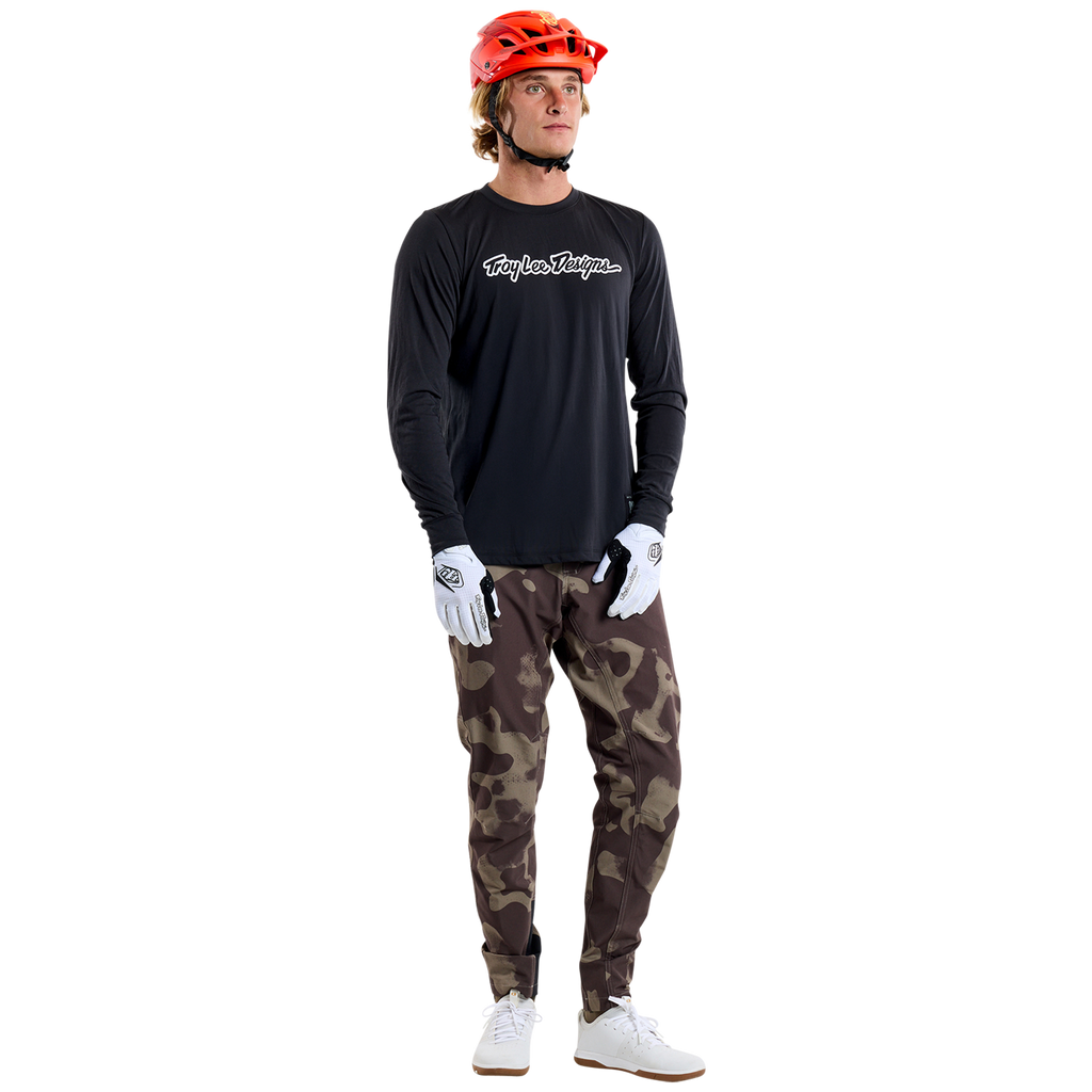 Skyline Long Sleeve Ride Tee Signature Black