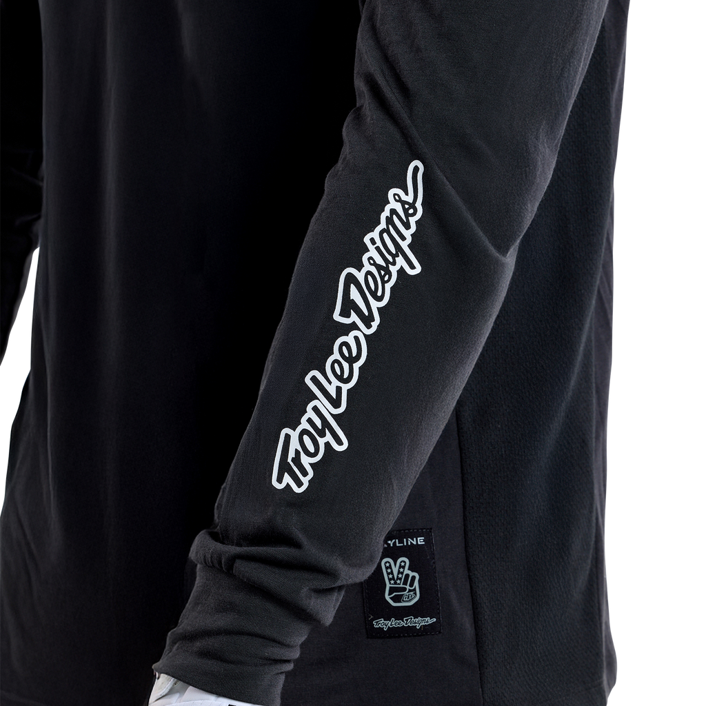 Skyline Long Sleeve Ride Tee Signature Black