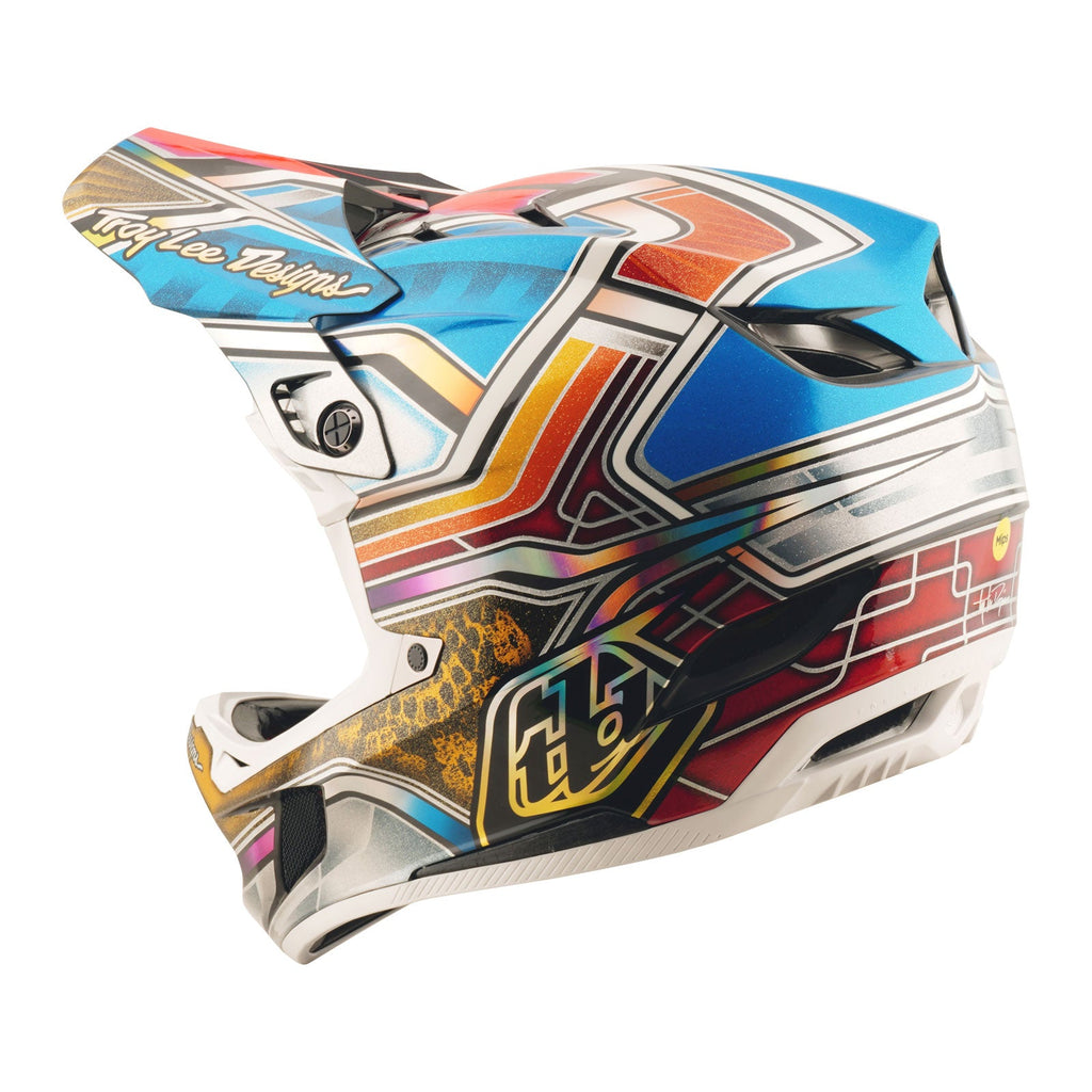 D4 Carbon Helmet Lowrider Blue