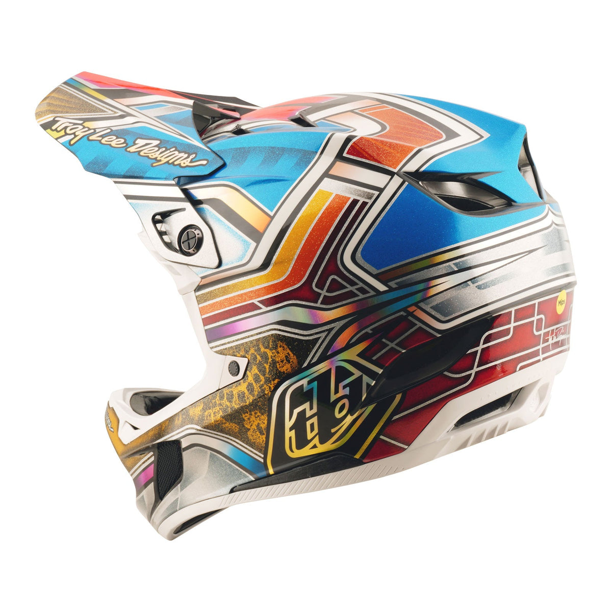 D4 Carbon Helmet Lowrider Blue