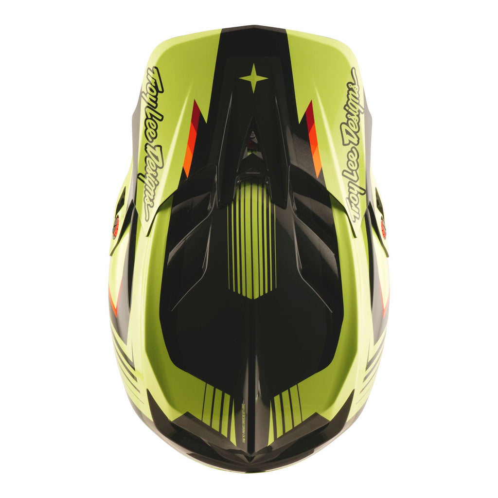 D4 Polyacrylite Helmet Qualifer Black / Yellow
