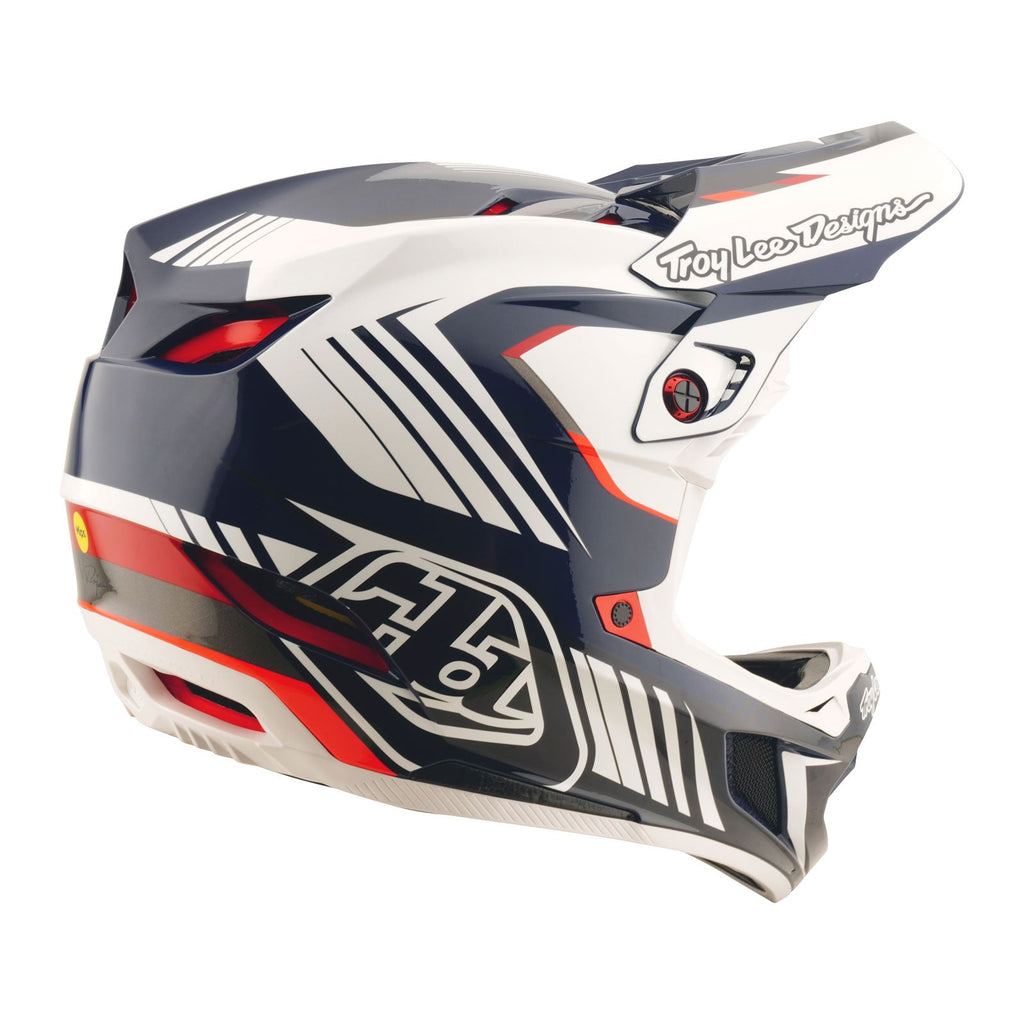 D4 Polyacrylite Helmet Qualifer Blue / White