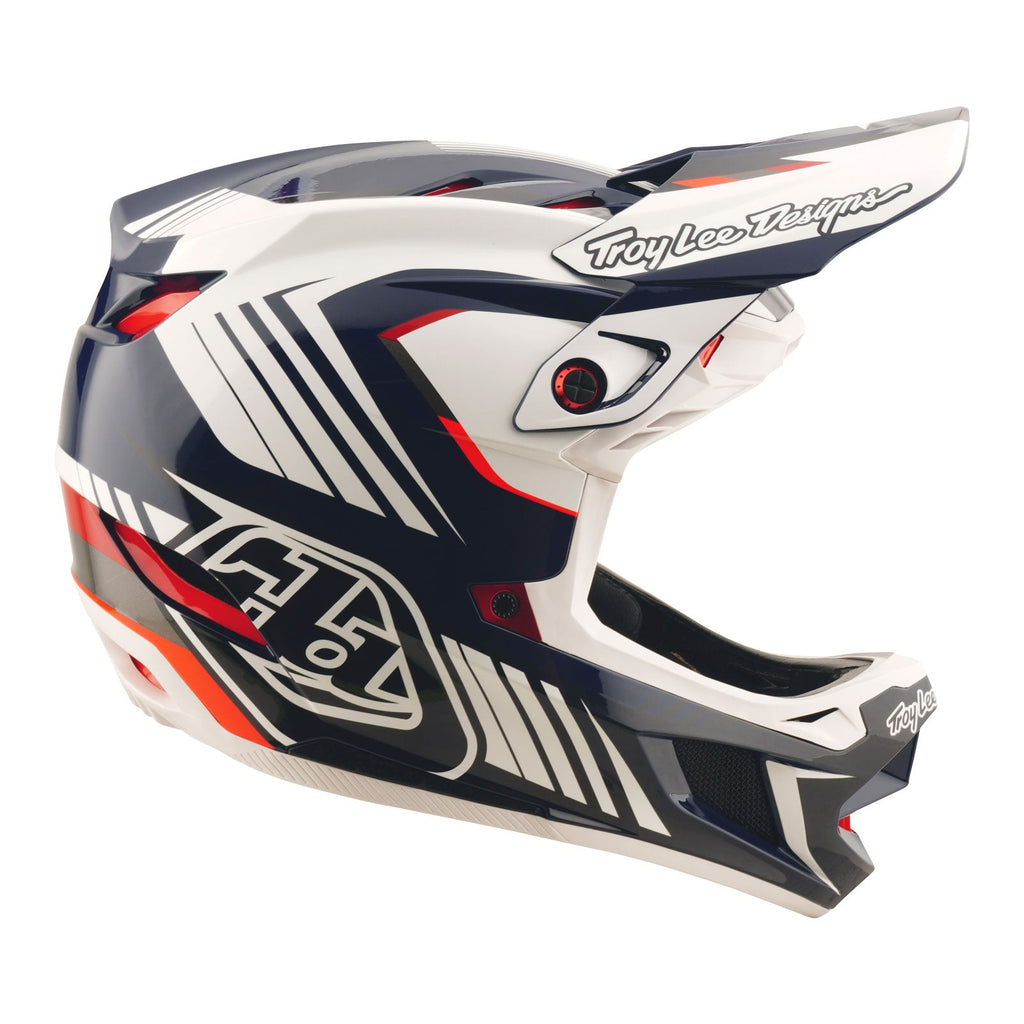 D4 Polyacrylite Helmet Qualifer Blue / White