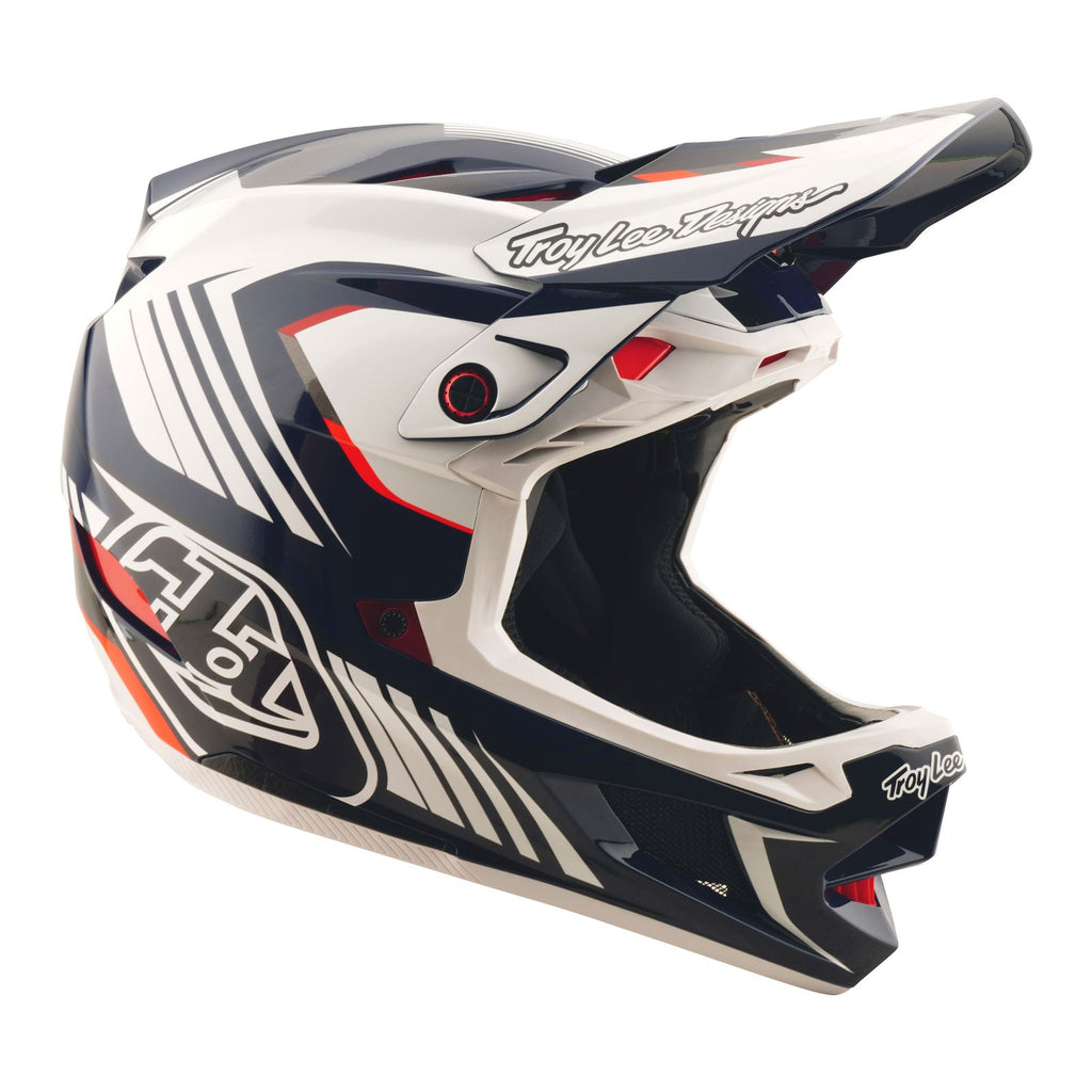 D4 Polyacrylite Helmet Qualifer Blue / White