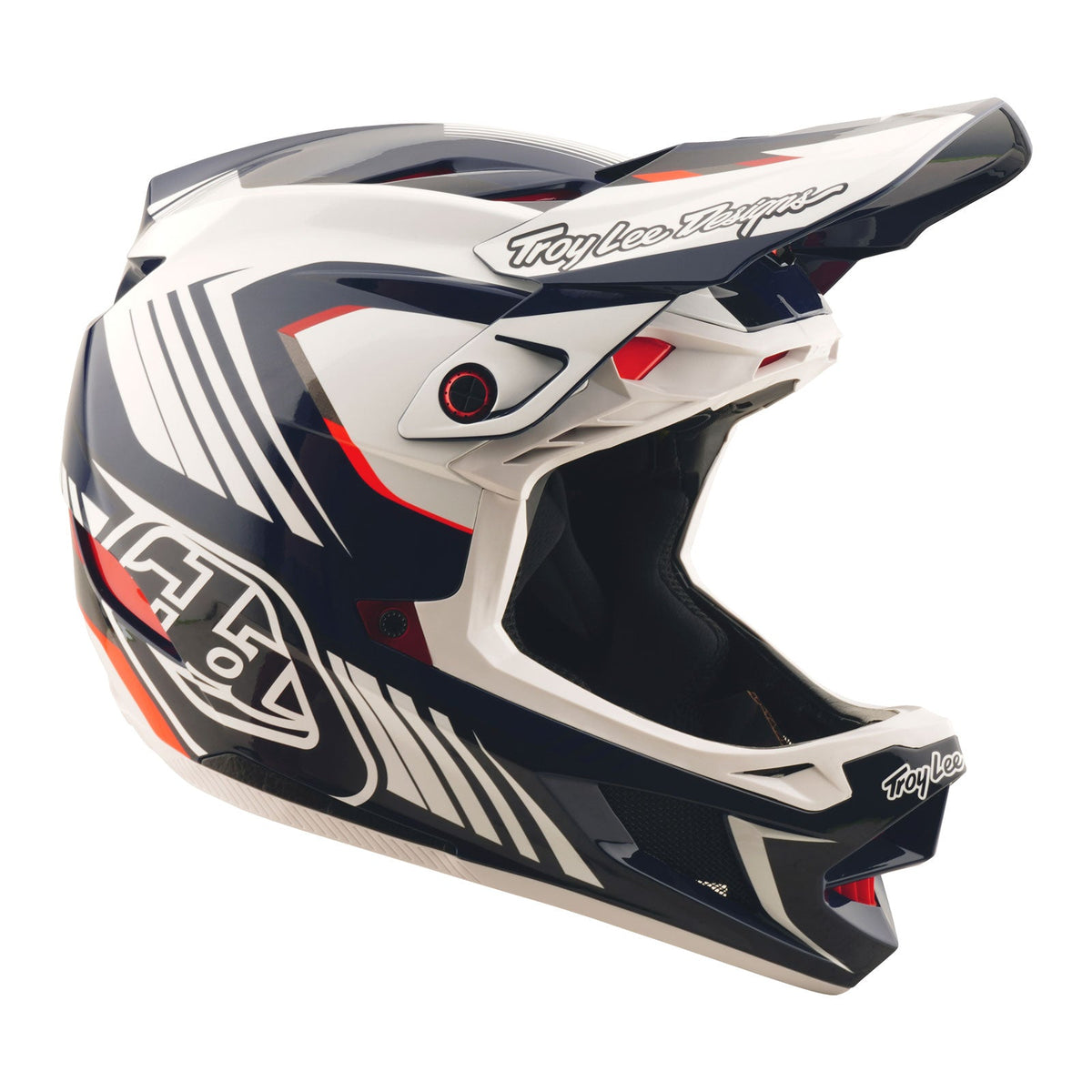 D4 Polyacrylite Helmet Qualifer Blue / White
