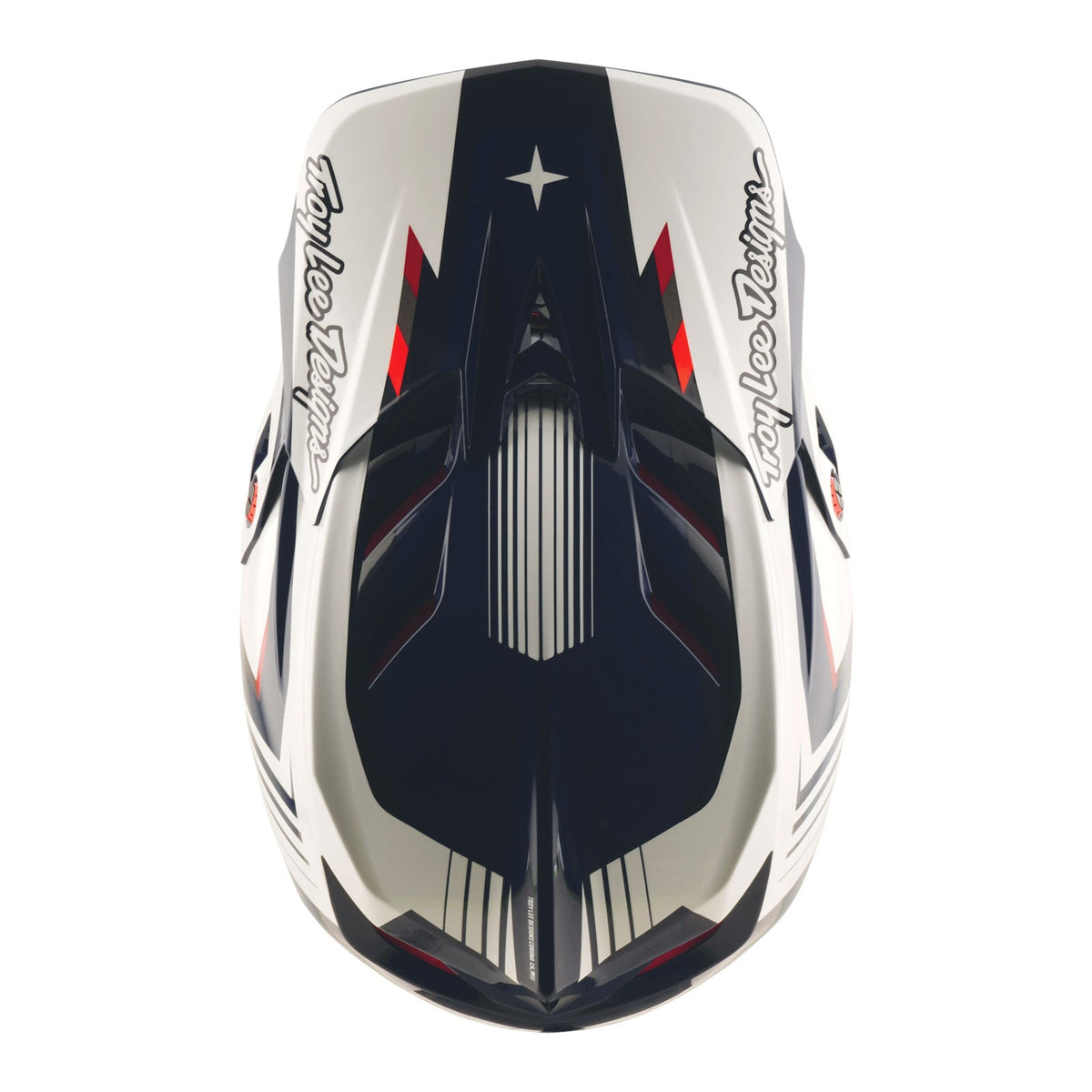 D4 Polyacrylite Helmet Qualifer Blue / White