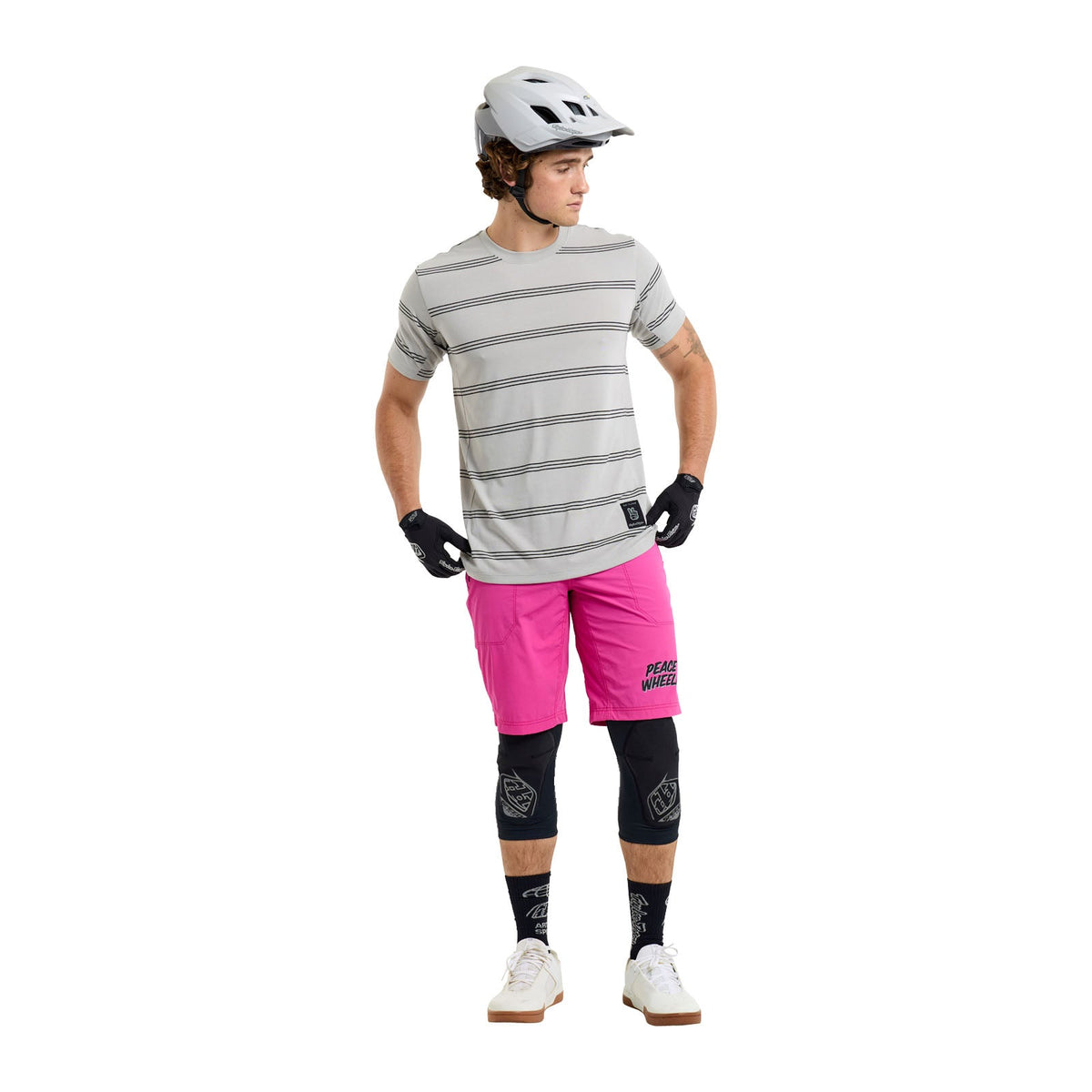 Skyline Short Sleeve Ride Tee Washed Out Limestone