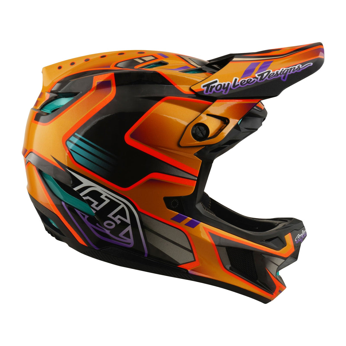D4 Carbon Helmet Crest Gold