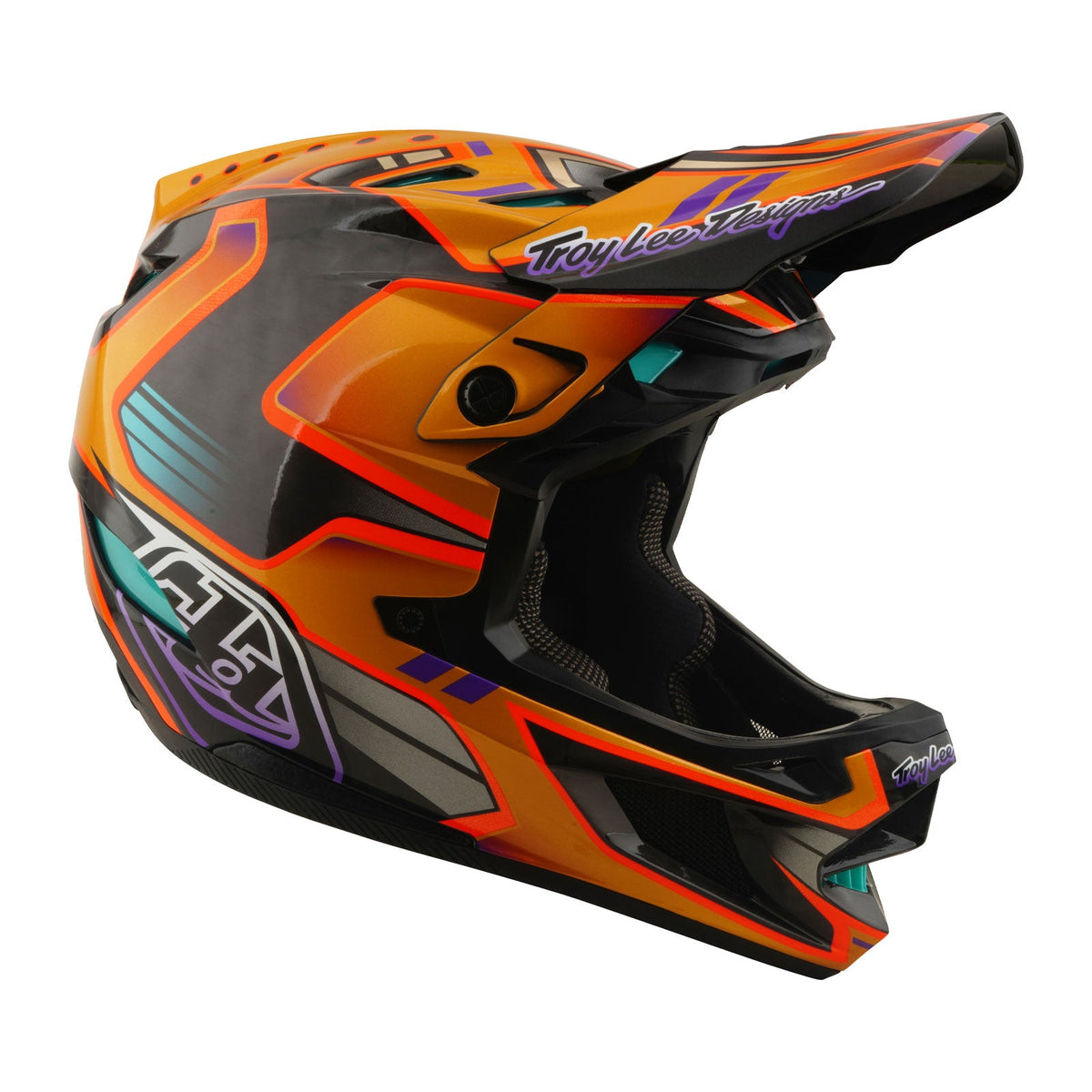 D4 Carbon Helmet Crest Gold