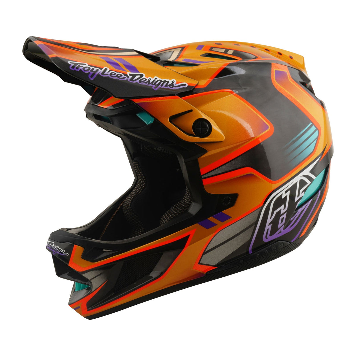 D4 Carbon Helmet Crest Gold